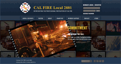 Desktop Screenshot of calfirelocal2881.org